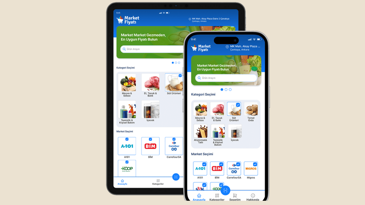 تركيا تطلق تطبيق Market Fiyatı لمقارنة أسعار المنتجات في المتاجر الكبرى